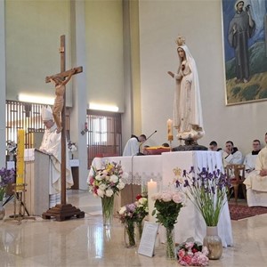 Nuncij Lingua predvodio proslavu svetkovine Gospe Fatimske kod klarisa u Zagrebu